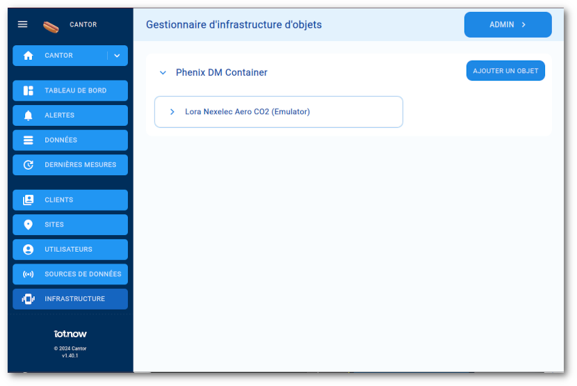 Infrastructure-liste